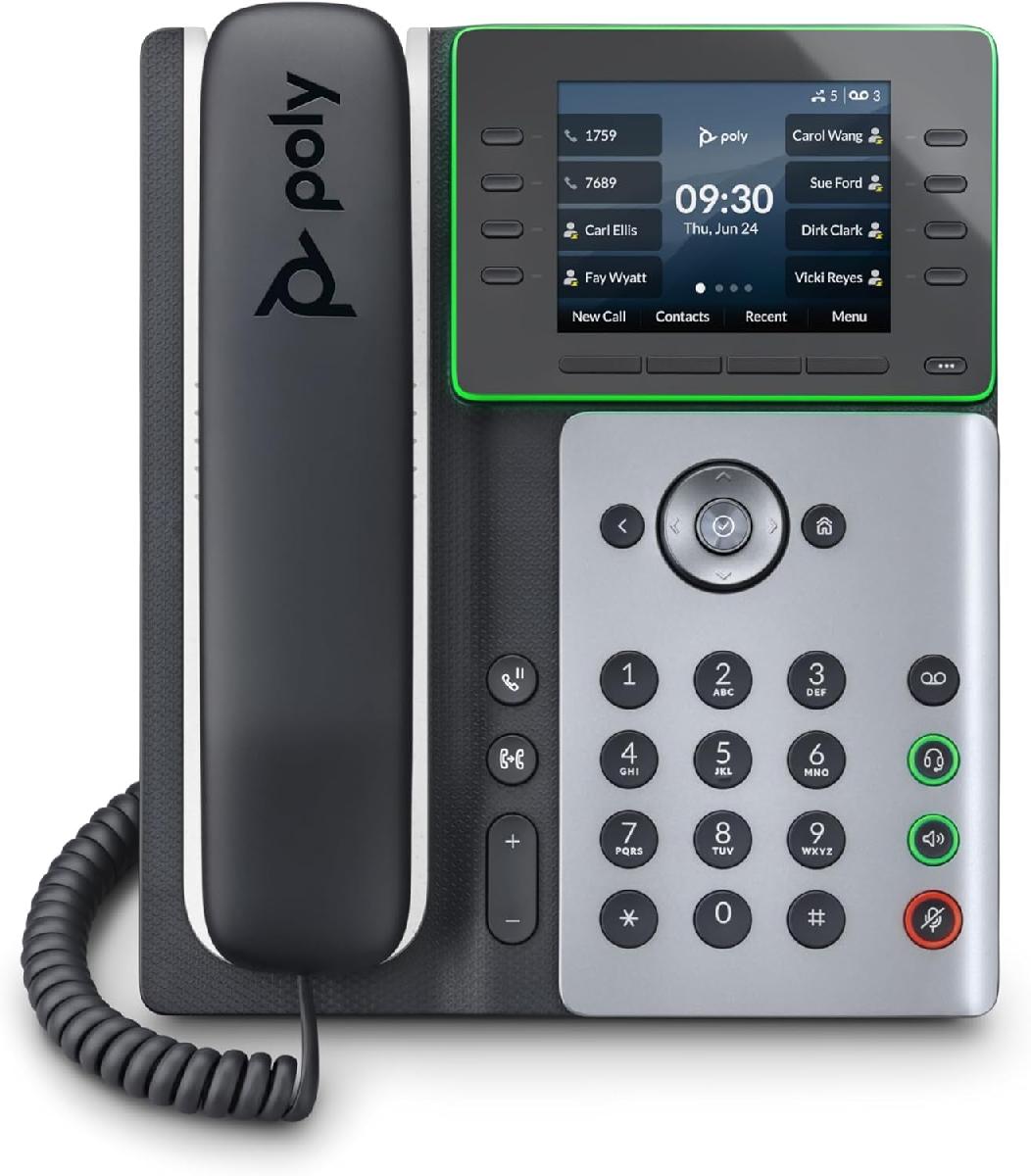 HP-POLY EDGE E320 - 82M88AA IP Phone and PoE-enabled