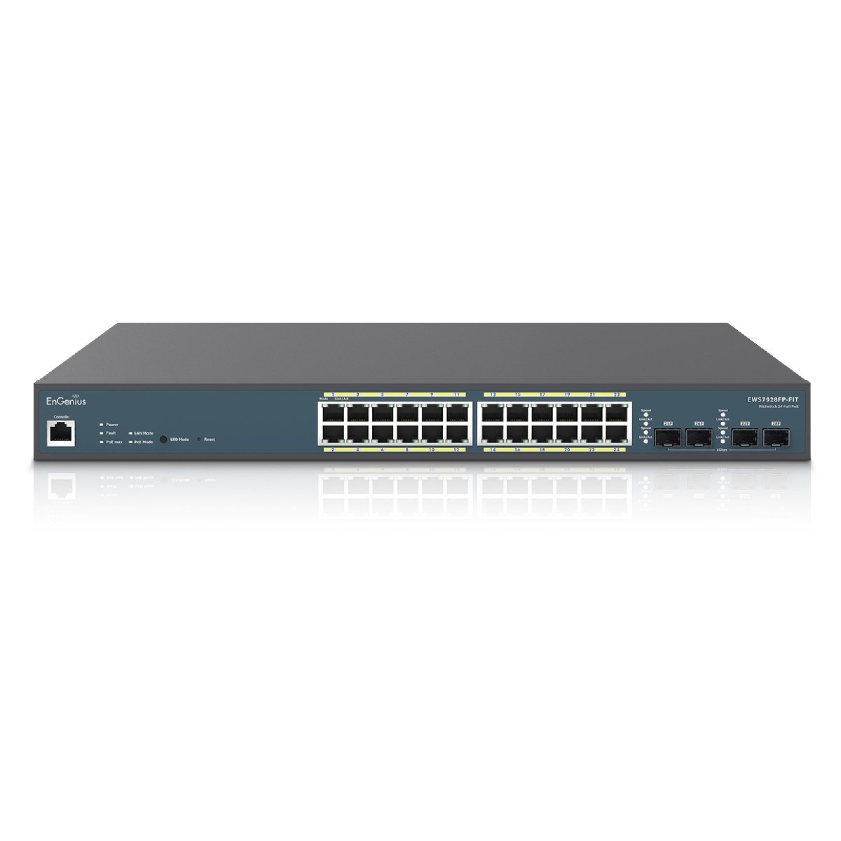EnGenius EWS7928FP-FIT - 410W PoE+ 24 Port Gigabit Switch