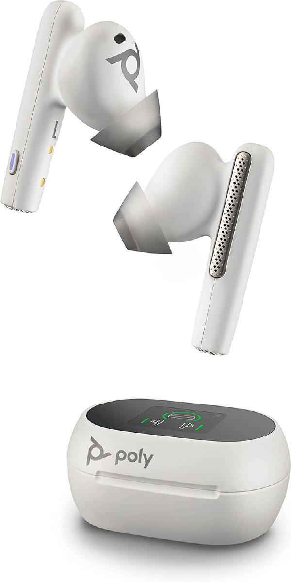 HP-POLY Voyager Free 60+ UC - 216755-01 - 7Y8G7AA - Teams, White Sand