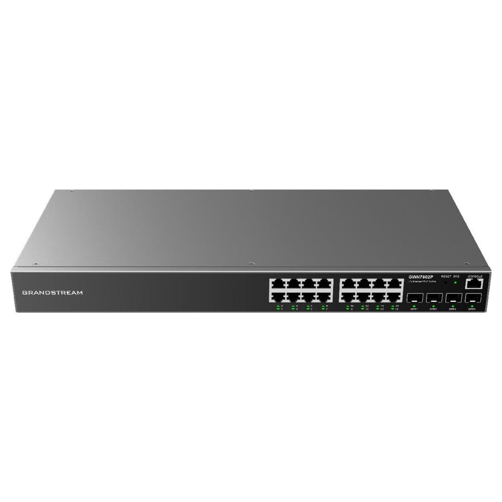 Grandstream GWN7802P - Managed 16 Port PoE Switch - Enterprise 