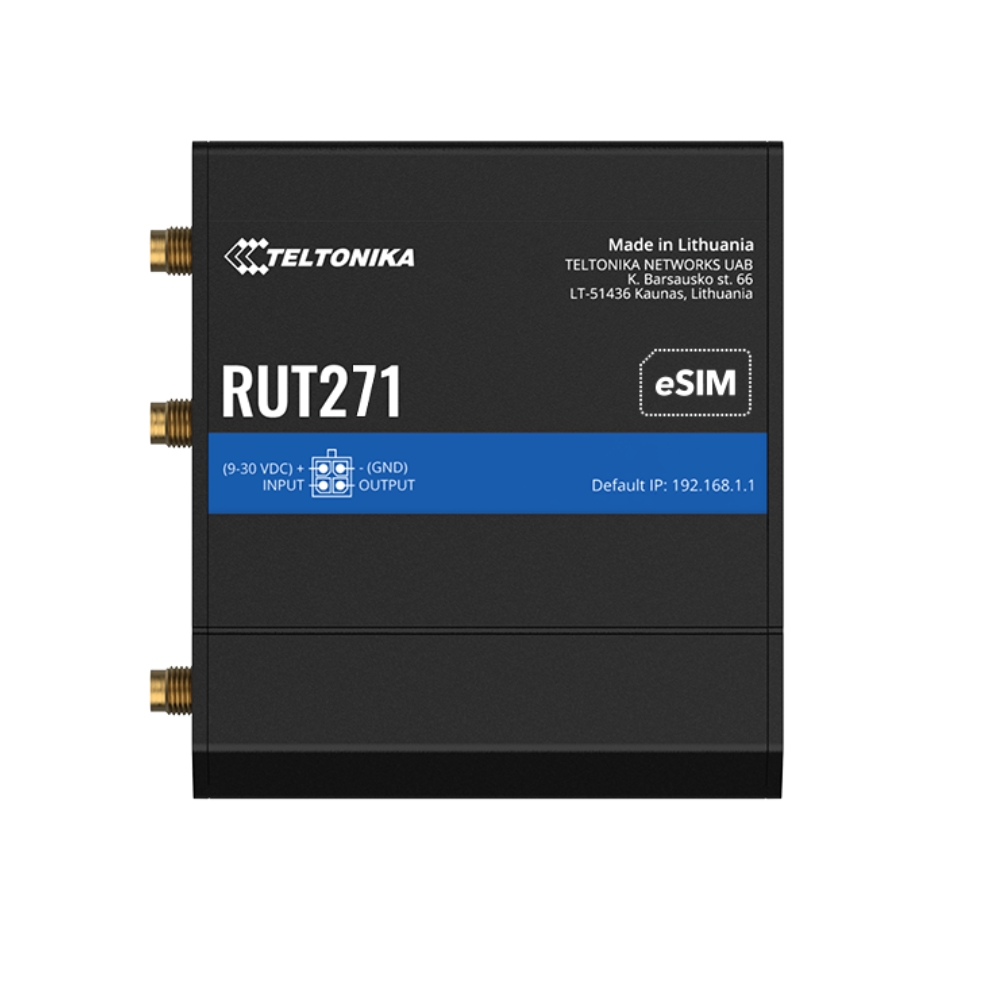 Teltonika RUT271200000 RedCap 5G Router eSIM (Global)